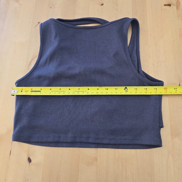 Cider Ribbed Tank Womens Size XL Extra Large Brown Wide Straps - Picture 5 of 6